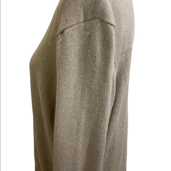 Fenn Wright Manson womens button down cardigan 1X plus size beige gold - Picture 9 of 13